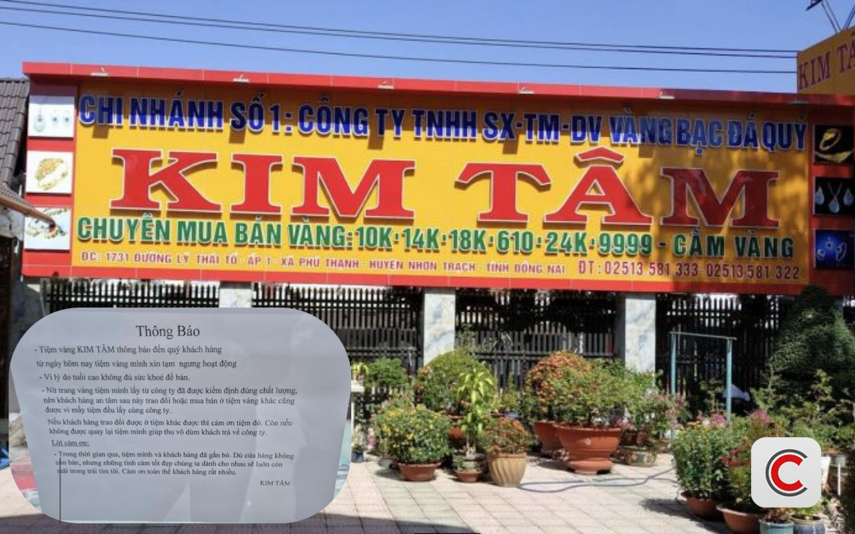 Tiệm v&agrave;ng 30 năm tuổi ở TP.HCM ngừng hoạt động: Thực hư th&ocirc;ng tin ra sao?- Ảnh 1.