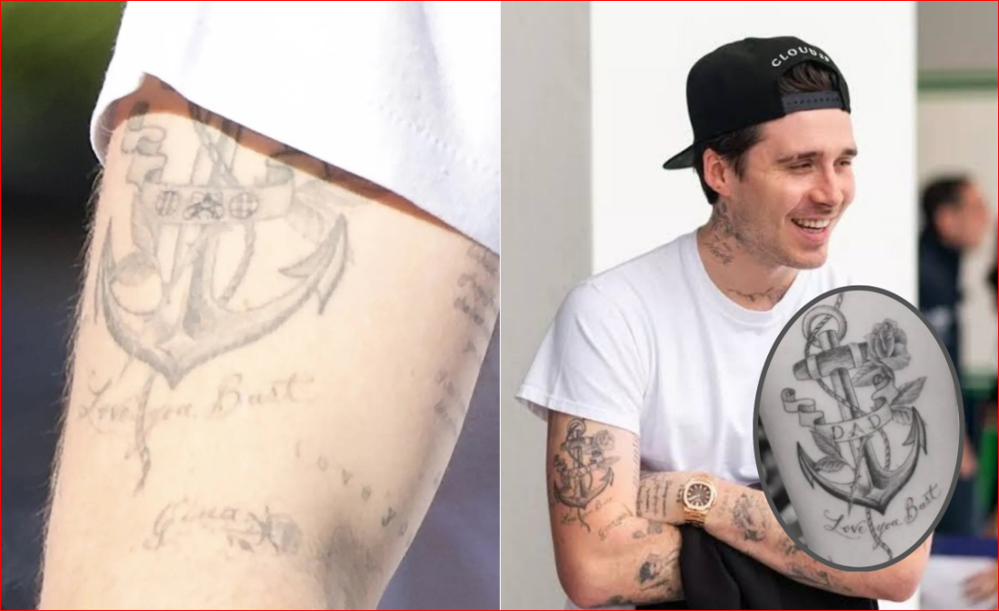 Drama nh&agrave; Beckham chưa dừng: Brooklyn Beckham x&oacute;a h&igrave;nh xăm cha mẹ, hai em trai lập tức c&oacute; động th&aacute;i "dằn mặt" cực gắt- Ảnh 1.