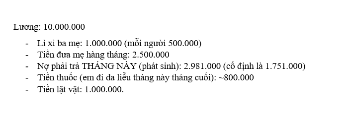 C&aacute;ch ti&ecirc;u Tết của người lương 10 triệu, kh&ocirc;ng c&oacute; thưởng- Ảnh 1.