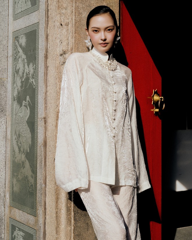 &Aacute;o b&agrave; ba lụa gấm chiếm lĩnh thị trường Tết 2026: Cuộc cạnh tranh mới của c&aacute;c local brand Việt- Ảnh 10.