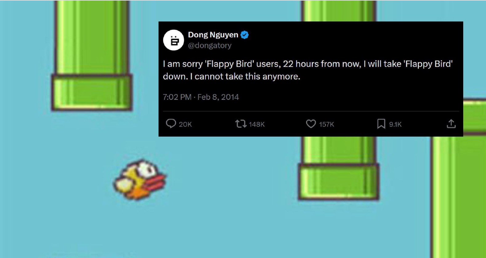 Tr&ograve;n 12 năm "Flappy Bird" biến mất khỏi App Store: B&iacute; ẩn từ một hiện tượng v&agrave; quyết định khiến cả thế giới sửng sốt- Ảnh 2.
