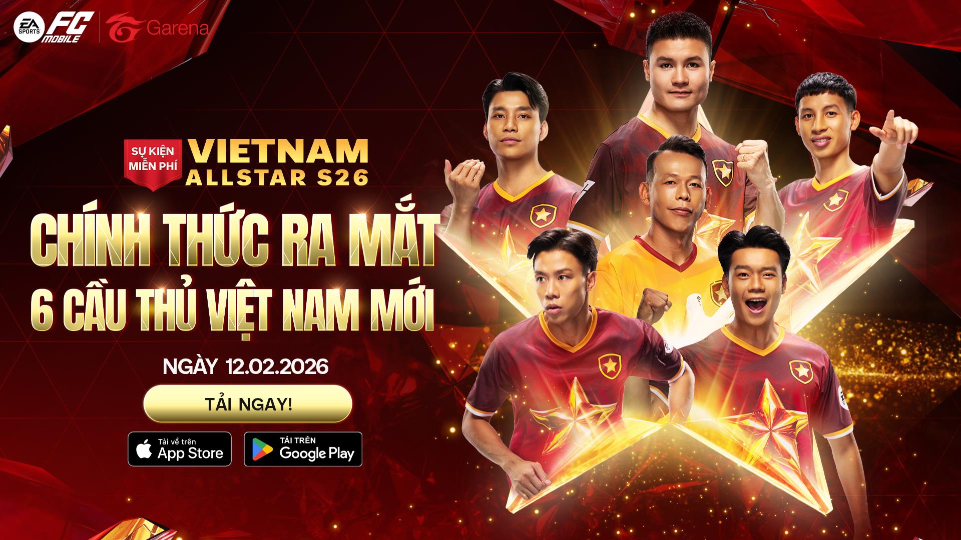 EA Sports FC Mobile Việt Nam đ&oacute;n Tết &ldquo;đủ đầy&rdquo; c&ugrave;ng d&agrave;n sao Việt, ho&agrave;n thiện đội h&igrave;nh 11 chiến binh Sao V&agrave;ng- Ảnh 1.