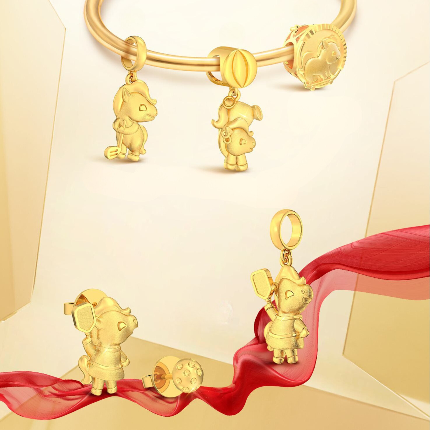 Tết 2026: trang sức ngựa v&agrave;ng chơi pickleball hot rần rần, hội chơi pickleball đ&atilde; sở hữu chưa?- Ảnh 2.