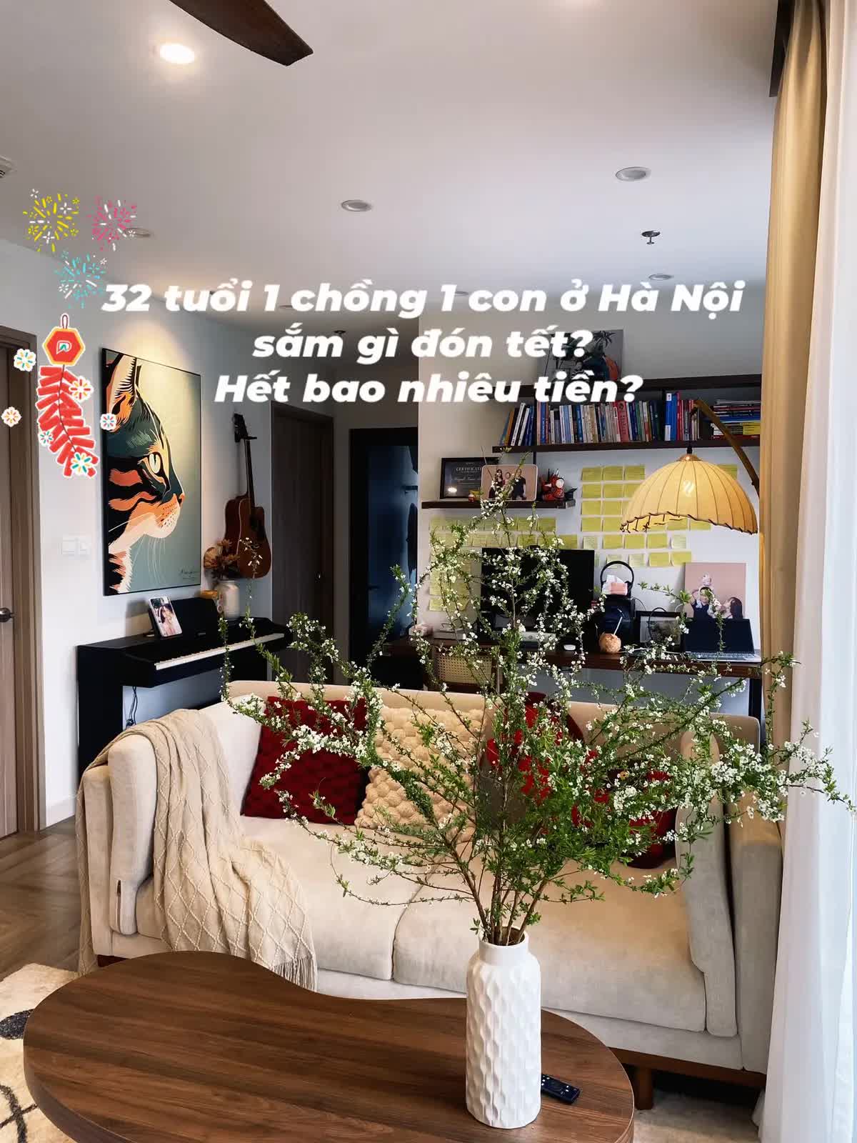 Vợ đảm ở H&agrave; Nội dự tr&ugrave; chi ti&ecirc;u Tết cho 3 gia đ&igrave;nh g&oacute;i gọn 21 triệu: C&agrave;nh đ&agrave;o 300k, tuyết mai 90k... hoa rực rỡ khắp nh&agrave;- Ảnh 1.