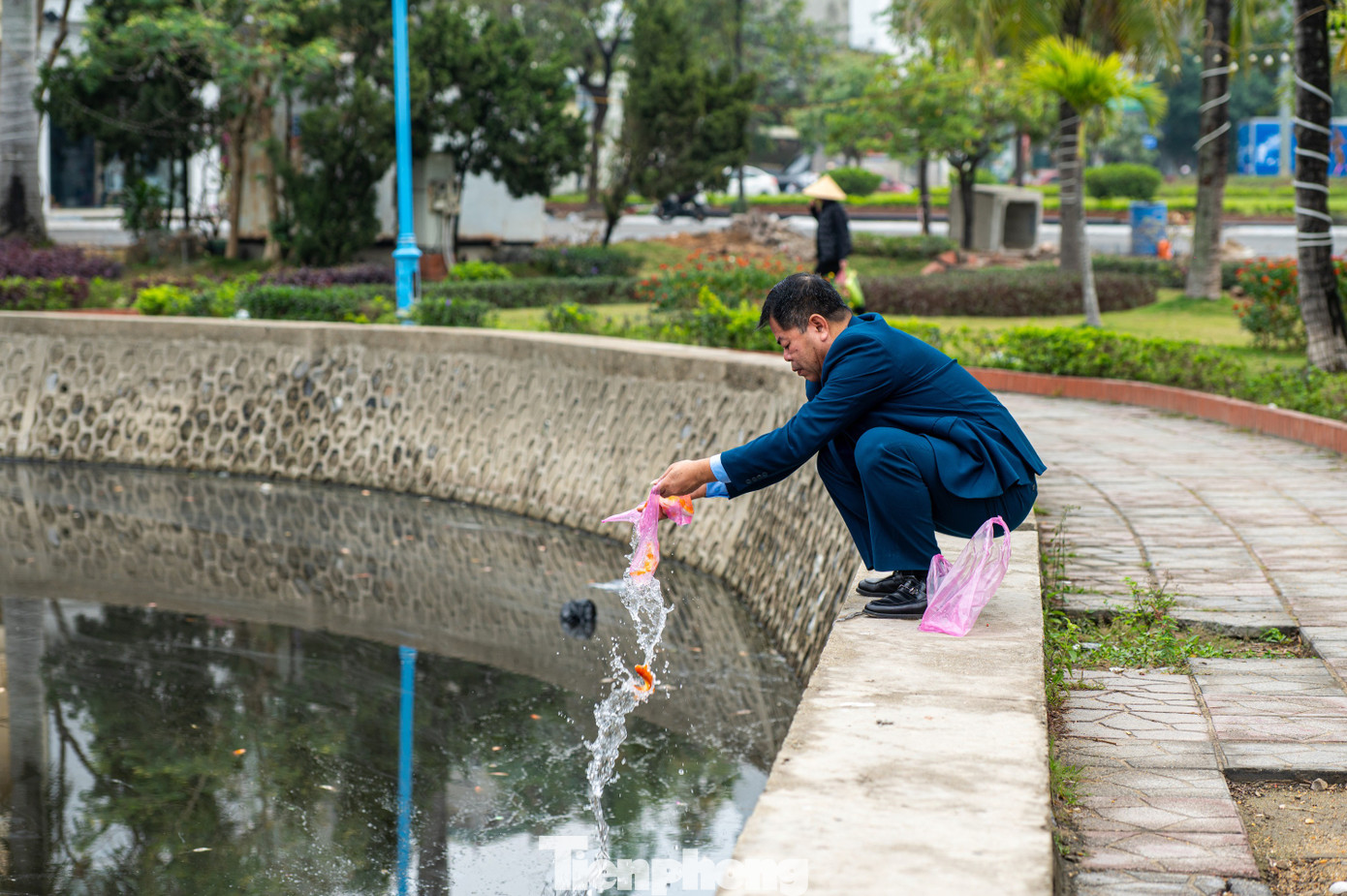 Hầu hết c&aacute; ch&eacute;p chết ngửa bụng sau 15 ph&uacute;t thả xuống hồ- Ảnh 2.