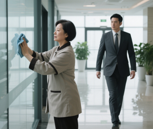 Nữ lao c&ocirc;ng 48 tuổi ngủ lại c&ocirc;ng ty suốt 1 th&aacute;ng, sếp ph&aacute;t hiện, liền đưa 1 mảnh giấy khiến chị bật kh&oacute;c- Ảnh 1.