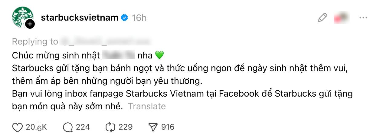 Comment chấn động của Starbucks Việt Nam đang khiến d&acirc;n mạng chia sẻ ch&oacute;ng mặt: 1 b&agrave;i đăng được 1 cốc nước?- Ảnh 2.