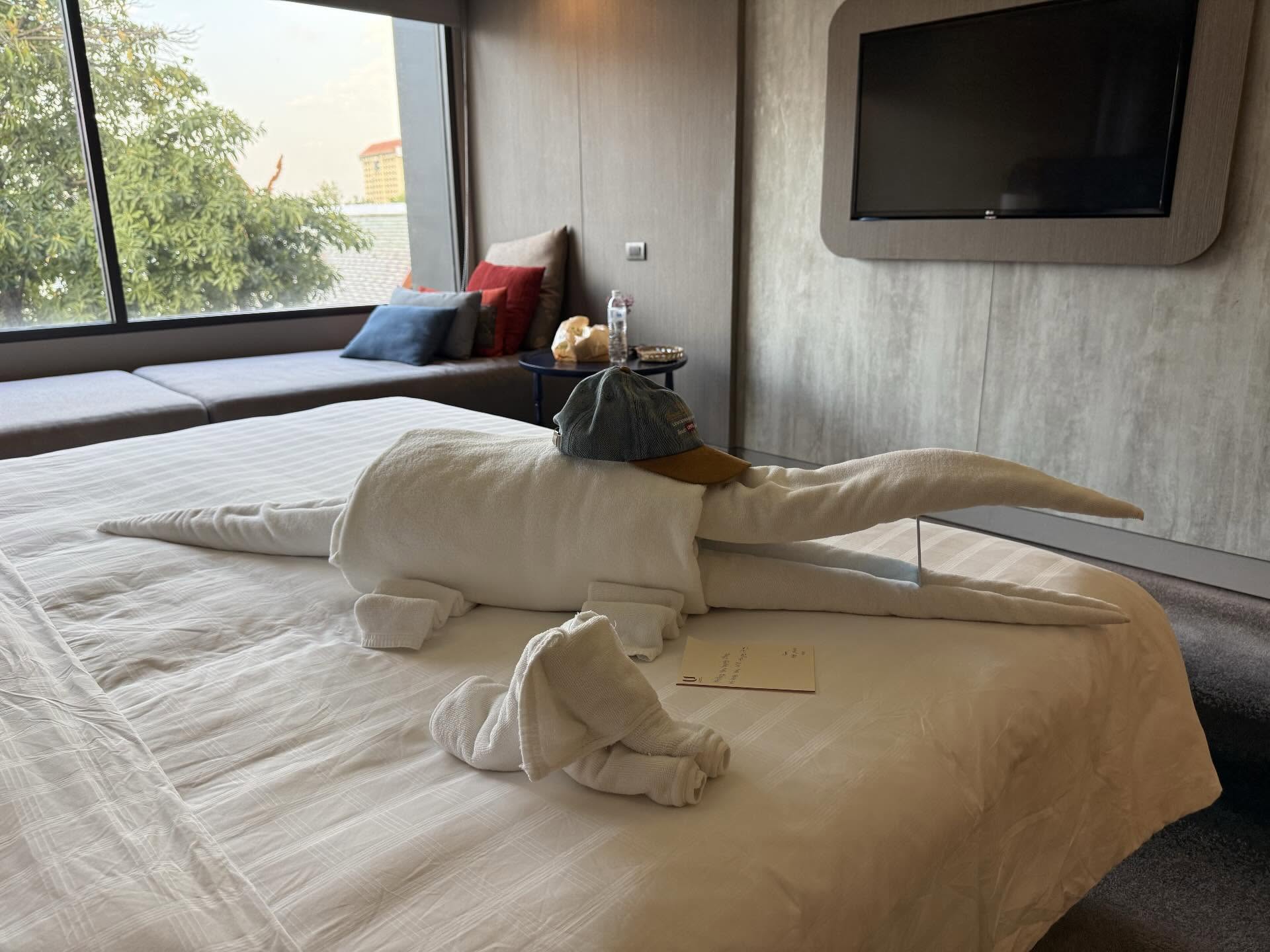 Kh&aacute;ch T&acirc;y chi 100 ngh&igrave;n thử th&aacute;ch nh&acirc;n vi&ecirc;n kh&aacute;ch sạn, sững sờ nhận về nguy&ecirc;n con c&aacute; sấu khổng lồ- Ảnh 3.