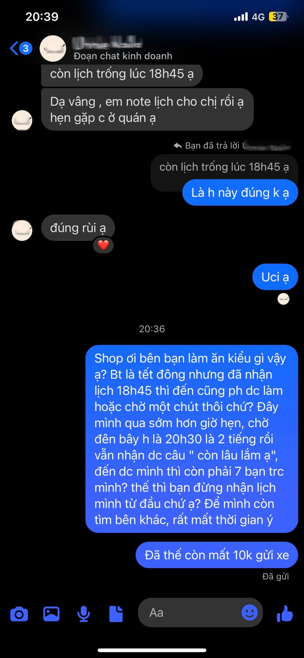 Kiếp nạn Tết: C&ocirc; g&aacute;i chờ 2 tiếng kh&ocirc;ng được l&agrave;m nail d&ugrave; đặt lịch trước, đ&atilde; vậy c&ograve;n mất 10k gửi xe- Ảnh 2.