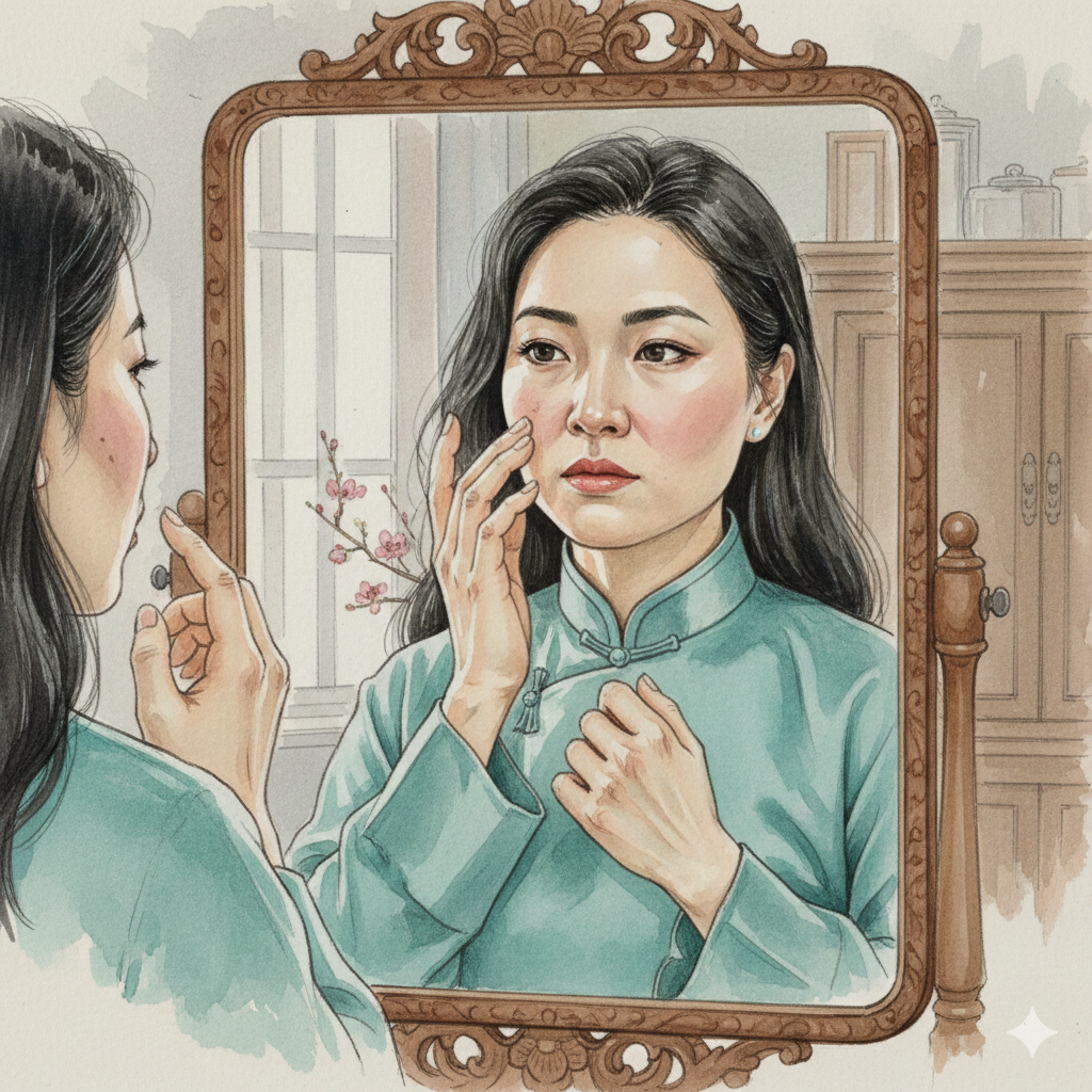 Tết n&agrave;y, t&ocirc;i sợ soi gương hơn sợ việc nh&agrave;: &Aacute;p lực đến từ chiếc gương soi v&agrave; kh&oacute;e miệng của người kh&aacute;c- Ảnh 1.