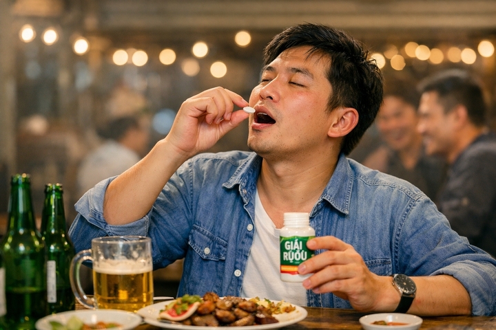 Sai lầm khi d&ugrave;ng thuốc giải rượu: Gan, dạ d&agrave;y 'k&ecirc;u cứu' m&agrave; bạn kh&ocirc;ng biết- Ảnh 1.