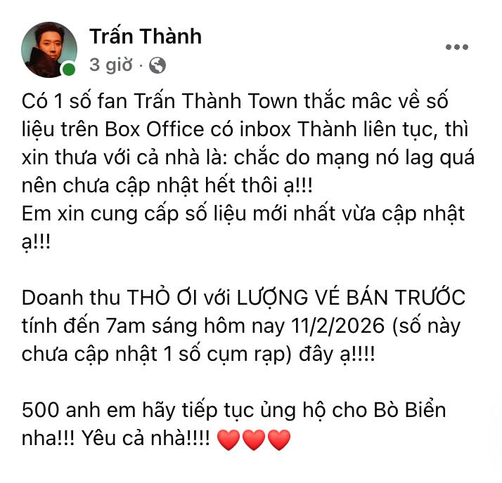 MXH n&aacute;o loạn v&igrave; Thỏ Ơi!! chỉ b&aacute;n được 3 triệu tiền v&eacute;, Trấn Th&agrave;nh l&ecirc;n tiếng g&acirc;y sốc- Ảnh 2.