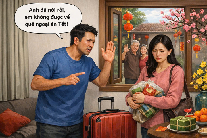 Chồng kh&ocirc;ng cho vợ về nh&agrave; ngoại ăn Tết, cẩn thận bị phạt 10 triệu đồng- Ảnh 1.