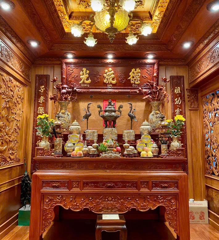 S&aacute;t Tết, cả nước đua nhau "flex" kh&ocirc;ng gian thờ tự: C&oacute; thể ngắm 1000 lần kh&ocirc;ng ch&aacute;n!- Ảnh 2.