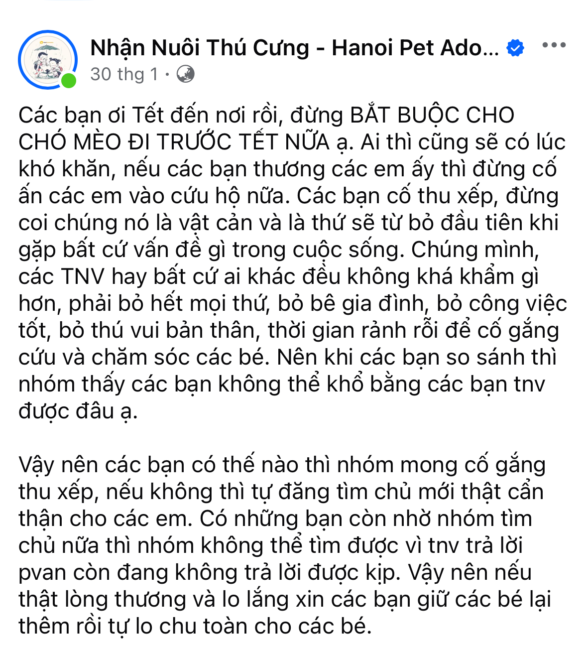 Ch&oacute; m&egrave;o bị chủ vứt bỏ gần Tết, gặp nạn v&agrave; bị bạo h&agrave;nh tăng đột biến: C&aacute;c trạm "cầu cứu"- Ảnh 2.