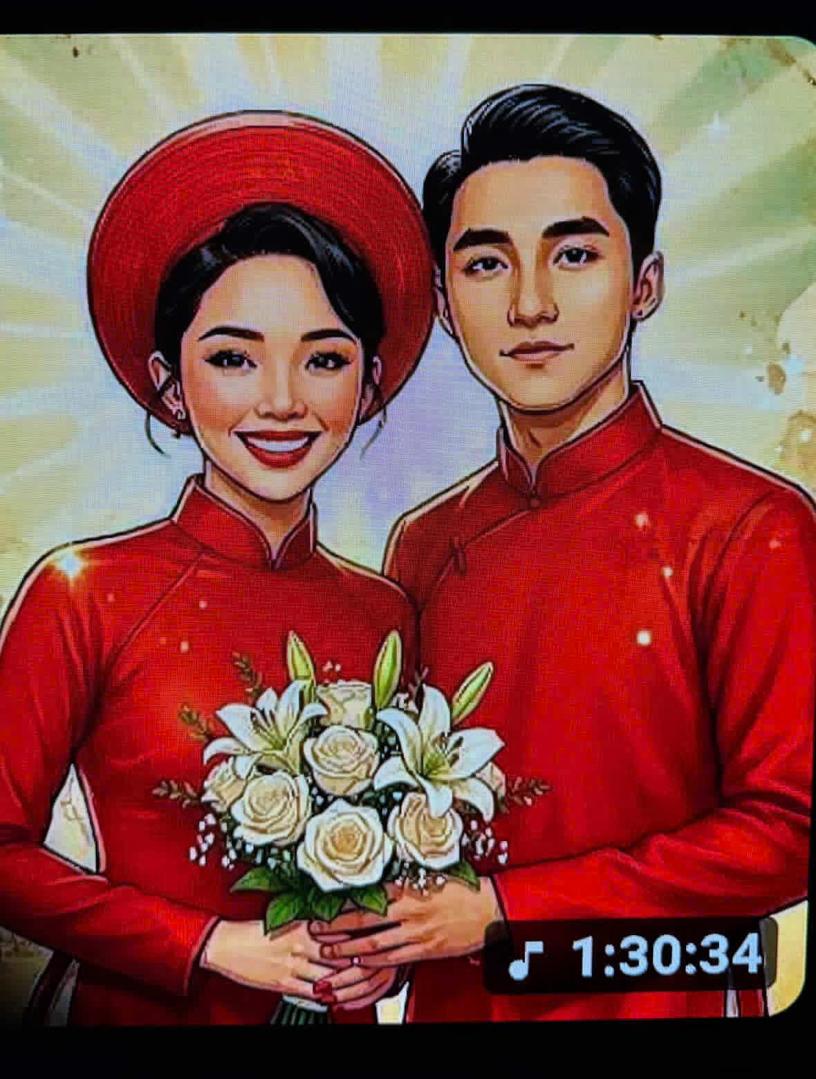 T&oacute;c Ti&ecirc;n bắt gặp ảnh cưới của ch&iacute;nh m&igrave;nh với người đ&agrave;n &ocirc;ng lạ- Ảnh 1.