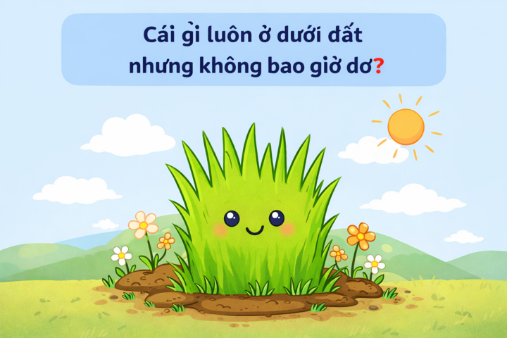 C&aacute;i g&igrave; lu&ocirc;n ở dưới đất nhưng kh&ocirc;ng bao giờ bẩn?- Ảnh 1.