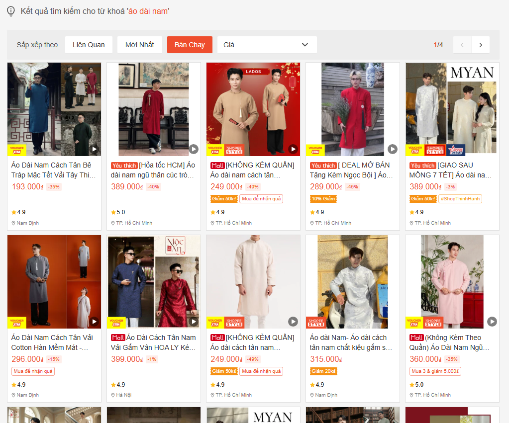 &Aacute;o d&agrave;i nam ng&agrave;y c&agrave;ng đẹp v&agrave; nhất định bạn phải cho chồng y&ecirc;u diện một bộ Tết n&agrave;y- Ảnh 1.