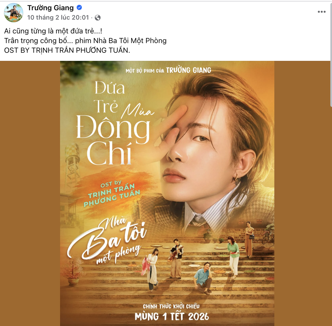 Trường Giang n&oacute;i g&igrave; về bản nhạc phim g&acirc;y tranh c&atilde;i do Jack h&aacute;t?- Ảnh 1.