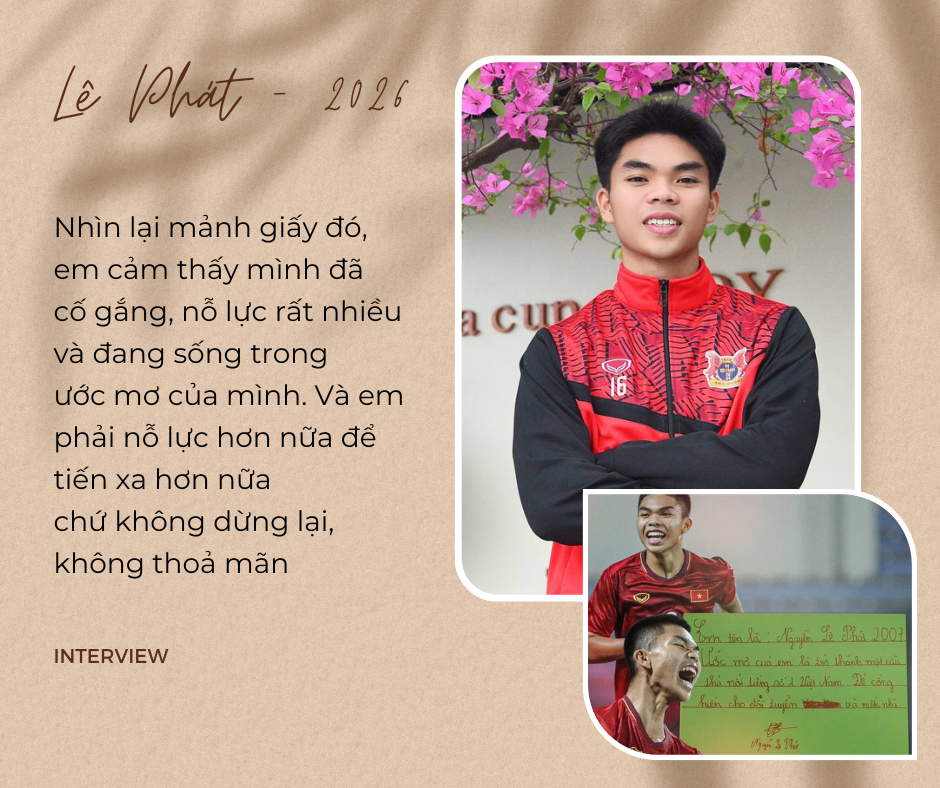 Phỏng vấn L&ecirc; Ph&aacute;t U23 Việt Nam: 