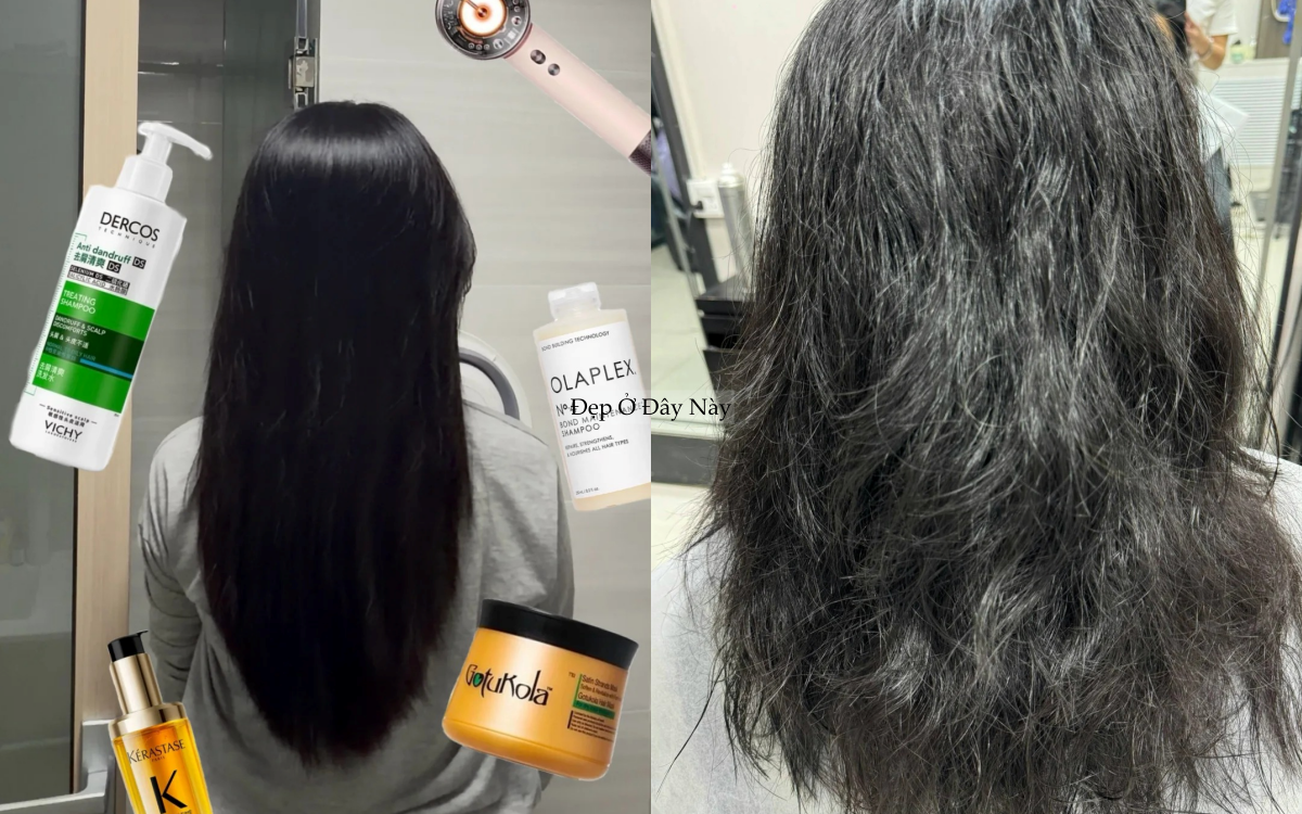 Chỉ đổi c&aacute;ch gội đầu, m&aacute;i t&oacute;c rễ tre của c&ocirc; n&agrave;ng n&agrave;y trở n&ecirc;n mềm mượt thấy r&otilde;- Ảnh 1.