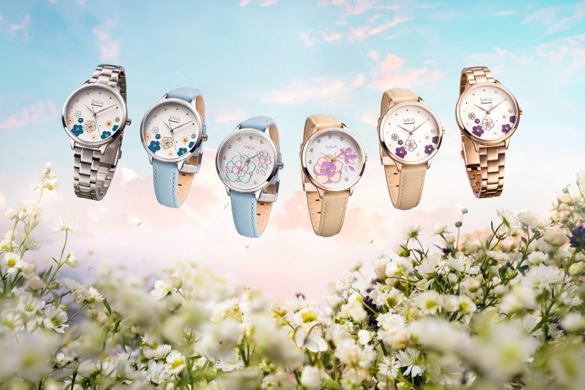 BST Saga Chroma Dance đổi m&agrave;u - Đ&oacute;a hoa nở rộ dưới &aacute;nh ban mai- Ảnh 1.