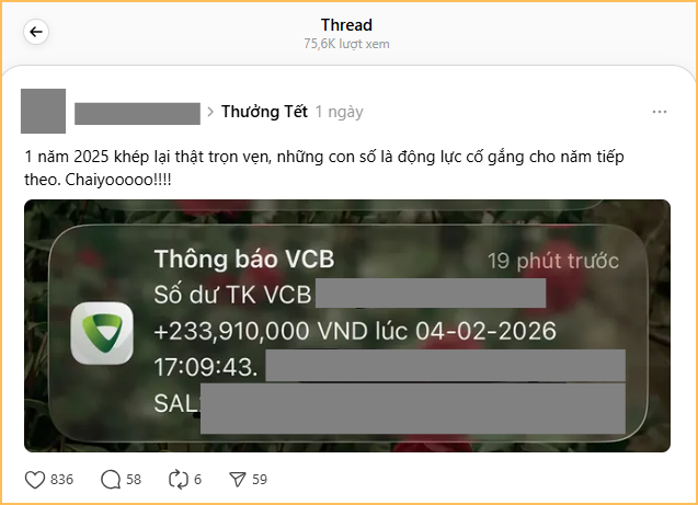 Có “tí thưởng Tết”, Threads rộn ràng hẳn lên: 6 tháng lương, tiền trăm triệu, quá đã!- Ảnh 2.