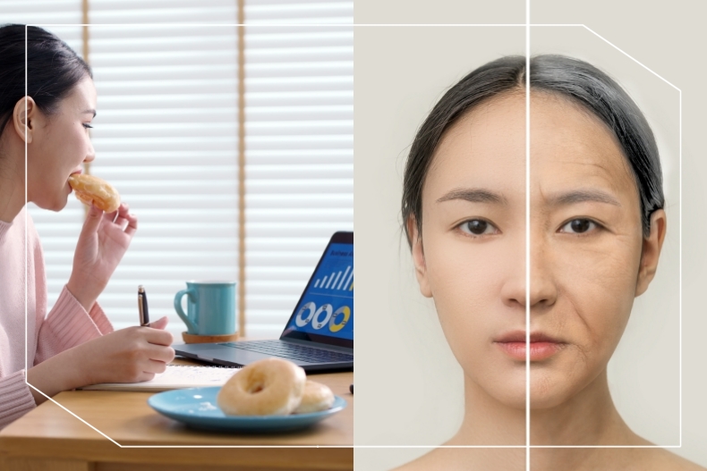 Nhiều người thức khuya vẫn ăn m&oacute;n n&agrave;y m&agrave; kh&ocirc;ng biết đang &acirc;m thầm &ldquo;bức tử&rdquo; l&agrave;n da, khiến bạn gi&agrave; nhanh m&agrave; kh&ocirc;ng hay- Ảnh 1.