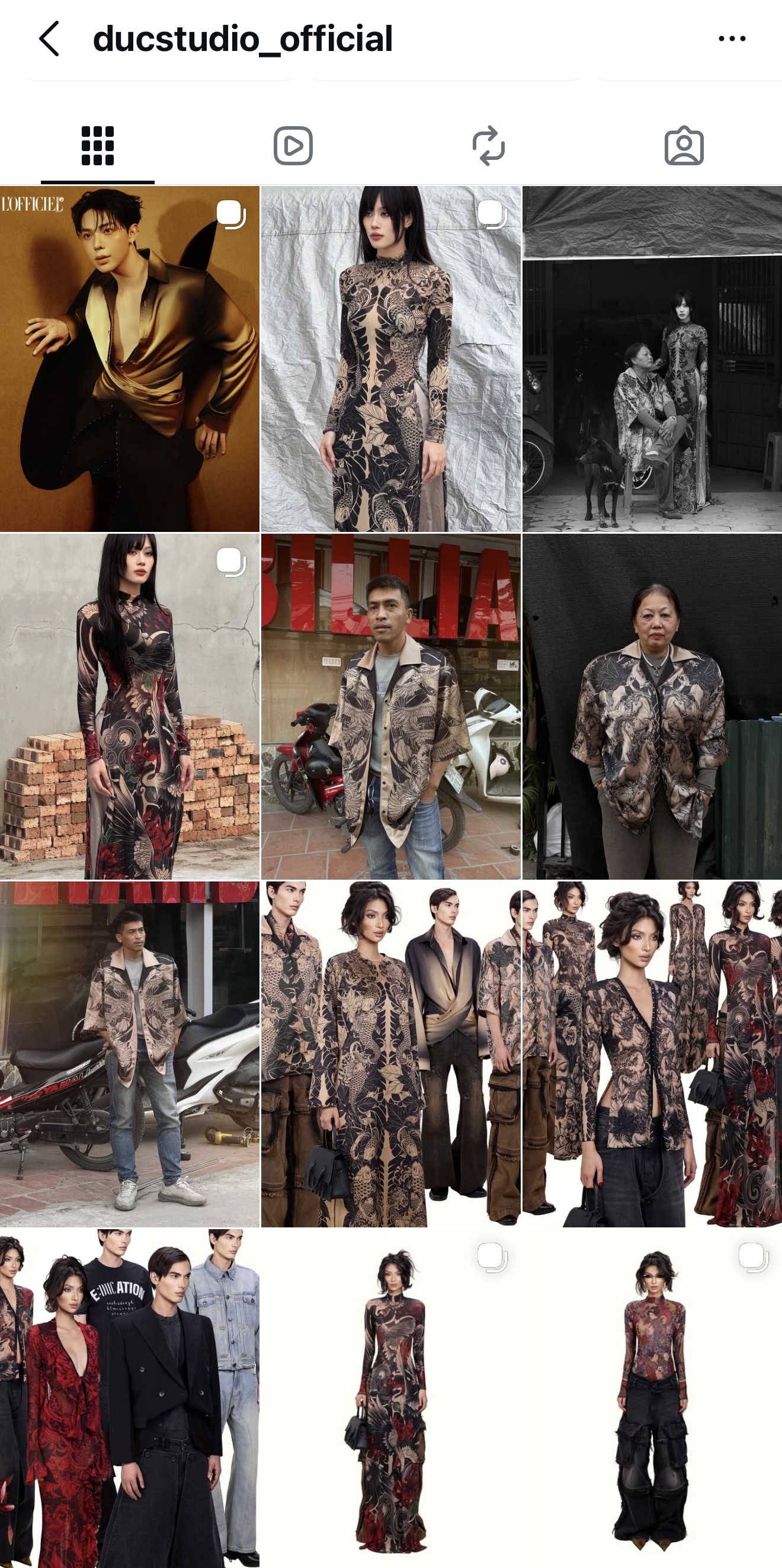 Hoảng với &aacute;o d&agrave;i 