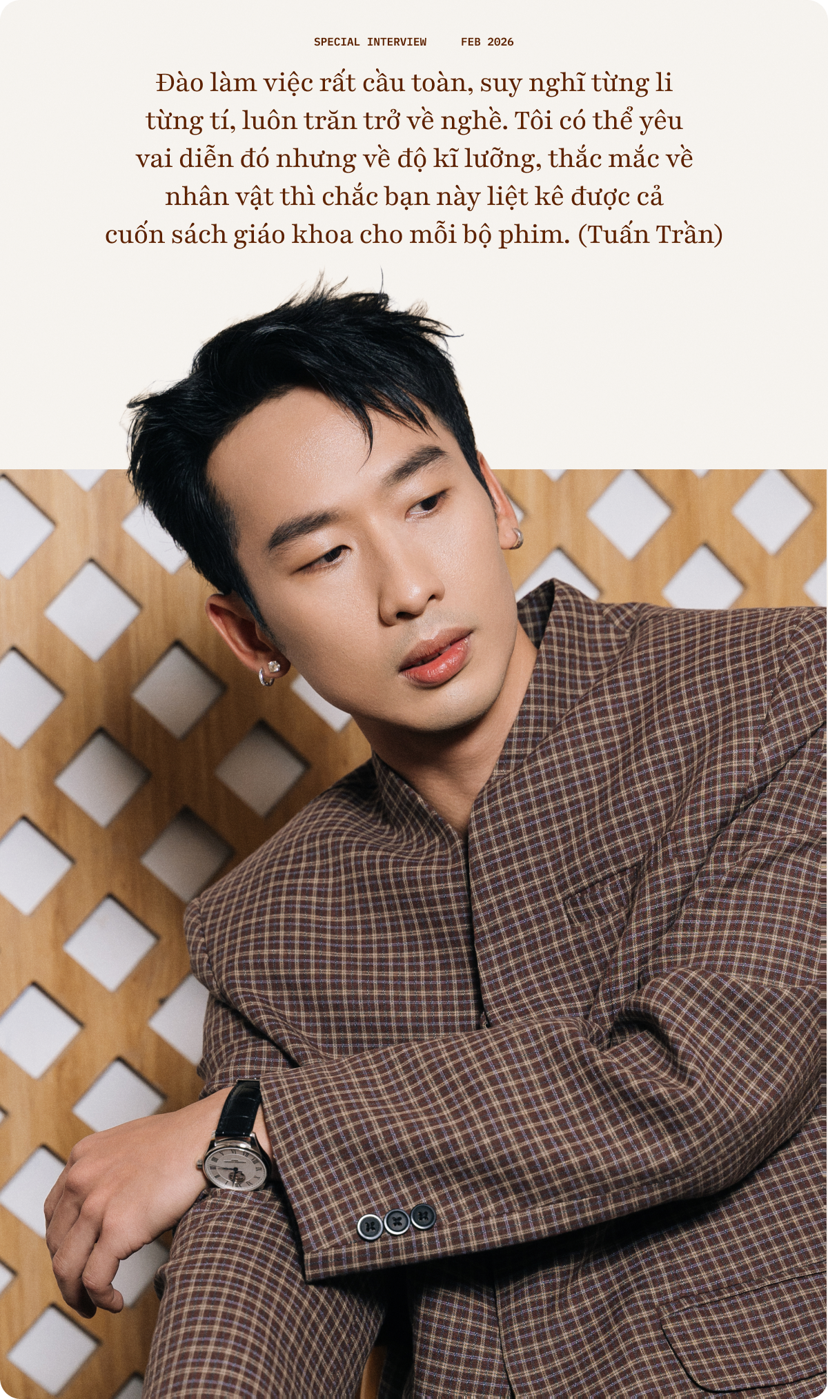 Tuấn Trần: T&ocirc;i gia trưởng thật nhưng lu&ocirc;n để &yacute; phản ứng của Phương Anh Đ&agrave;o, chỉ cần c&ocirc; ấy n&oacute;i &ldquo;Vậy hả?&rdquo; l&agrave; t&ocirc;i nổi da g&agrave;- Ảnh 12.