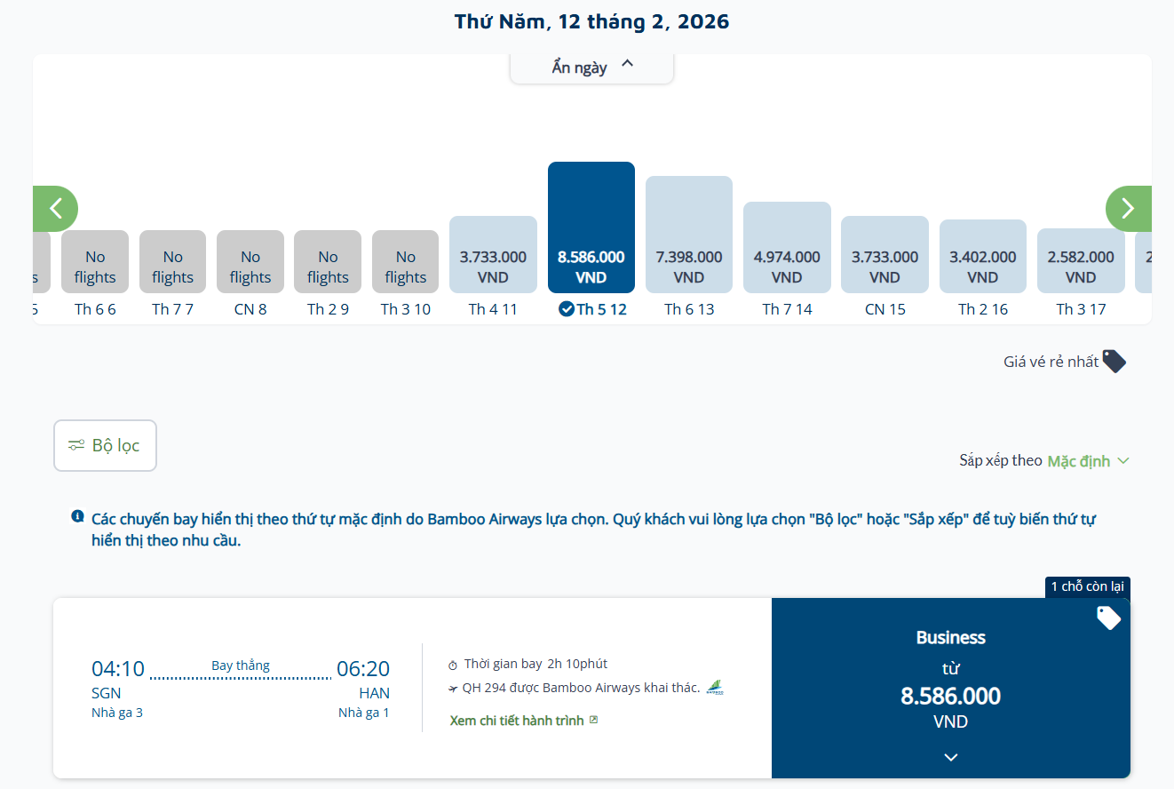 V&eacute; m&aacute;y bay khứ hồi Th&agrave;nh phố Hồ Ch&iacute; Minh - H&agrave; Nội chạm ngưỡng 20 triệu đồng- Ảnh 3.