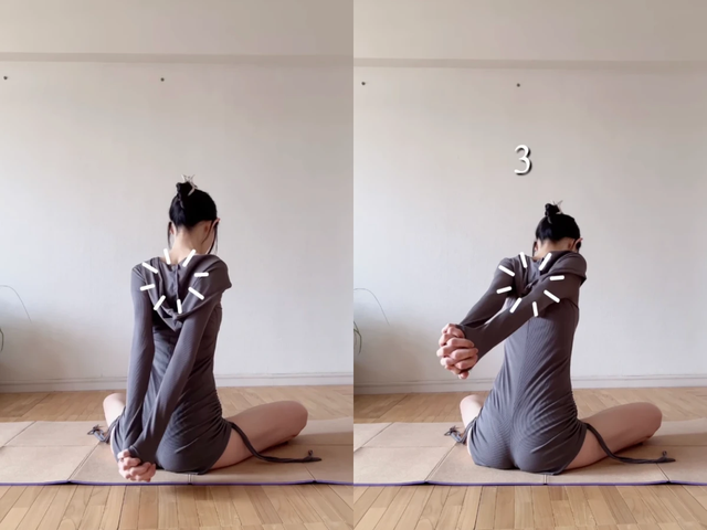 Dân văn phòng ngồi lâu nhất định phải tập những bài này: Giãn cơ lưng, chống gù, gọn dáng- Ảnh 6. Dân văn phòng ngồi lâu nhất định phải tập những bài này: Giãn cơ lưng, chống gù, gọn dáng- Ảnh 6.