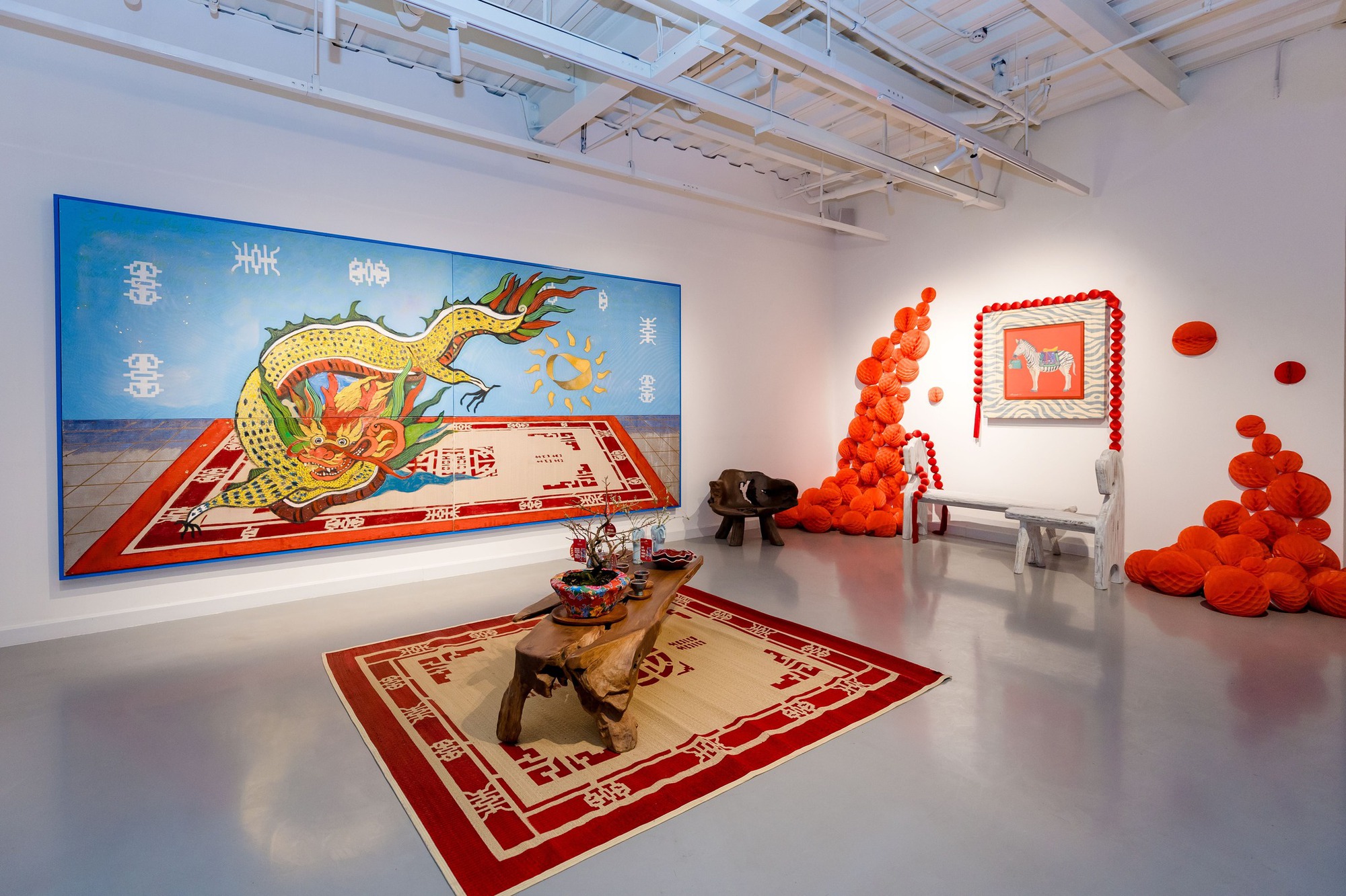 Góc sống ảo "điên đảo" nhất Tết này: Rộng gấp 10 lần quán cà phê thường, vào cửa 0 đồng mà còn được xin chữ ông đồ- Ảnh 3. Góc sống ảo "điên đảo" nhất Tết này: Rộng gấp 10 lần quán cà phê thường, vào cửa 0 đồng mà còn được xin chữ ông đồ- Ảnh 3.