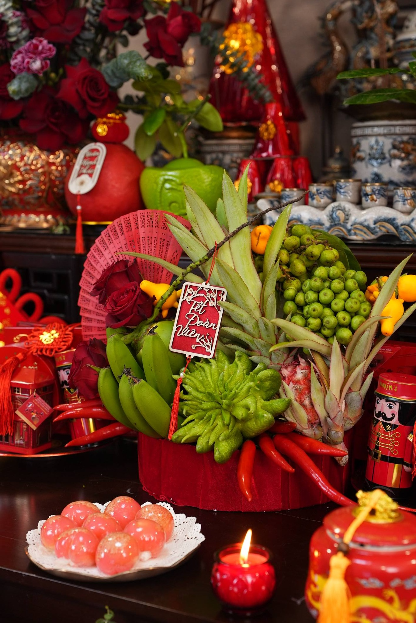 Valentine cũng l&agrave; 27 Tết, hội CEO, ph&uacute; b&agrave; trưng mai - đ&agrave;o - quất ngập biệt thự đọ đẳng cấp: Hoa hồng "thất sủng"?- Ảnh 21.