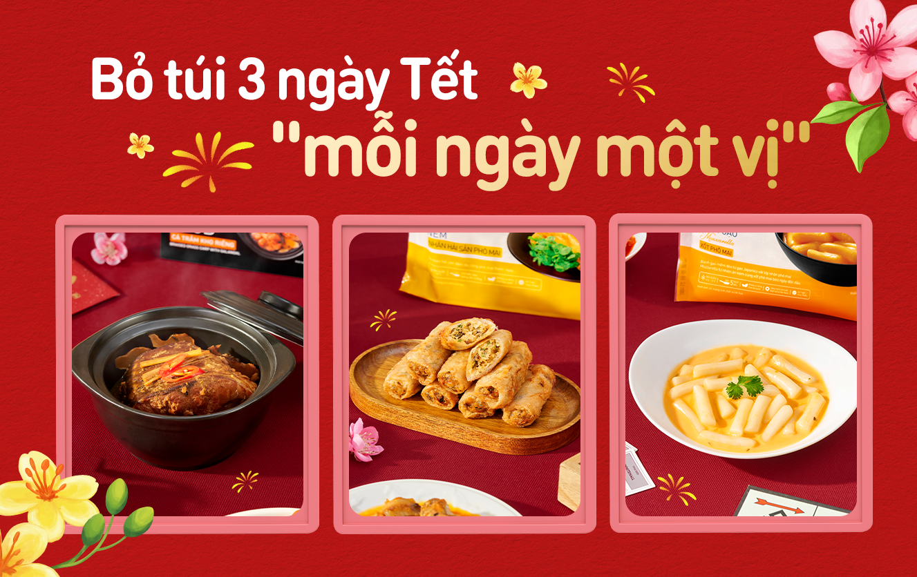 Bỏ túi 3 ngày Tết "mỗi ngày một vị": Bí kíp nấu nhanh - ăn chất cho gia đình hiện đại- Ảnh 1. Bỏ túi 3 ngày Tết "mỗi ngày một vị": Bí kíp nấu nhanh - ăn chất cho gia đình hiện đại- Ảnh 1.