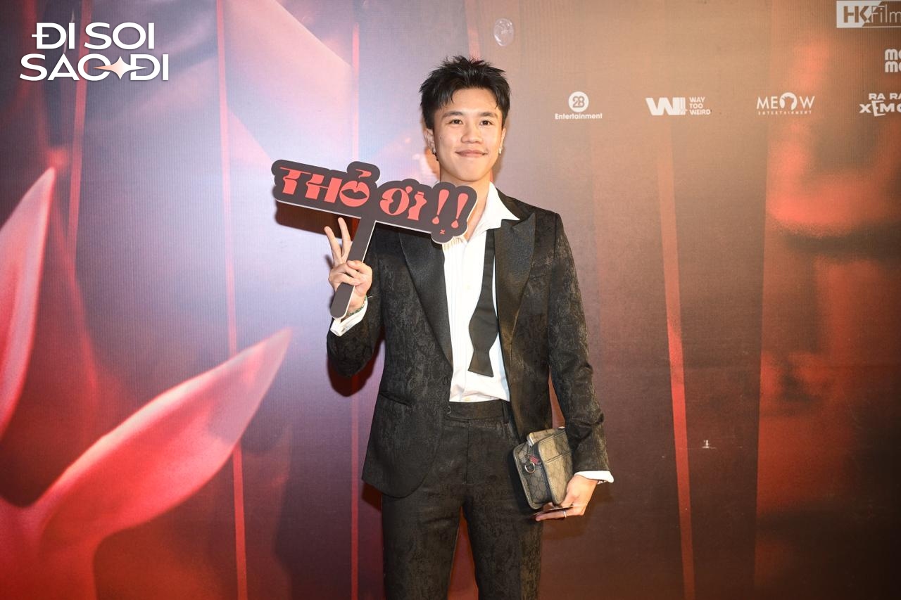 Thảm đỏ HOT nhất h&ocirc;m nay: Trấn Th&agrave;nh cười t&iacute;t mắt cạnh người y&ecirc;u cũ, Văn Mai Hương đẹp sang như đo&aacute; hồng rực rỡ- Ảnh 10.