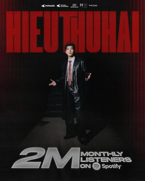 Chỉ 7 nghệ sĩ Việt l&agrave;m được điều n&agrave;y tr&ecirc;n Spotify: Sơn T&ugrave;ng bị đ&agrave;n em lấn lướt, nữ ca sĩ diễn ở Văn ph&ograve;ng Ch&iacute;nh phủ l&agrave; ngoại lệ- Ảnh 6.