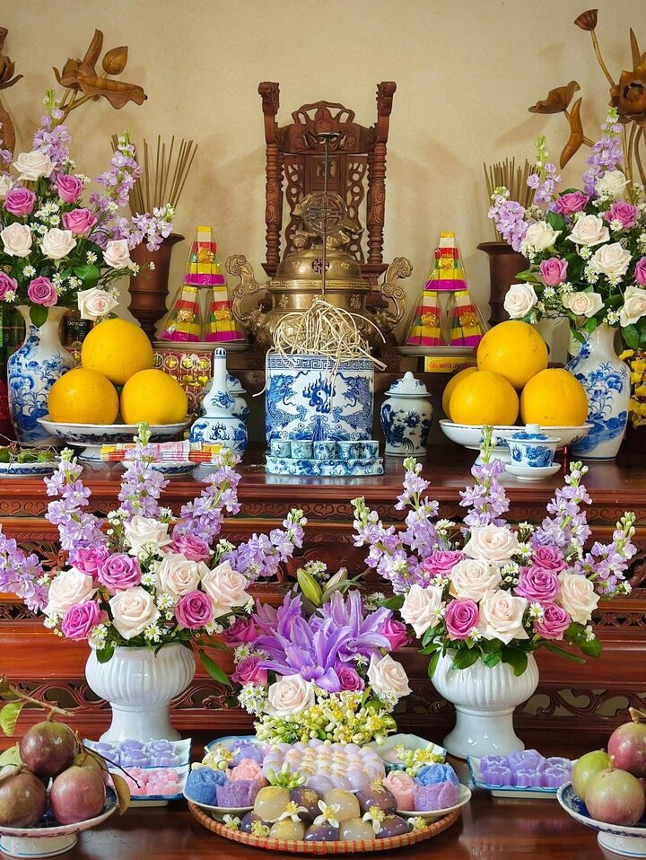 Mẹ đảm H&agrave; Nội g&acirc;y sốt mạng khi "nhật k&yacute;" những m&acirc;m lễ c&uacute;ng 365 ng&agrave;y qua- Ảnh 4.