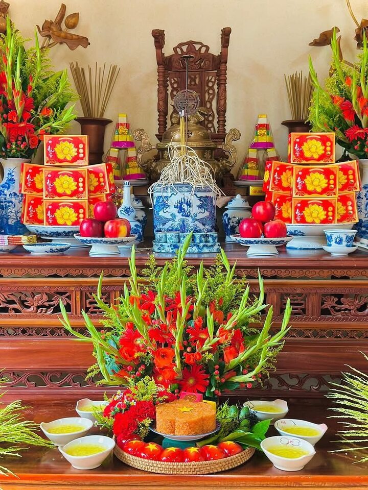 Mẹ đảm H&agrave; Nội g&acirc;y sốt mạng khi "nhật k&yacute;" những m&acirc;m lễ c&uacute;ng 365 ng&agrave;y qua- Ảnh 8.