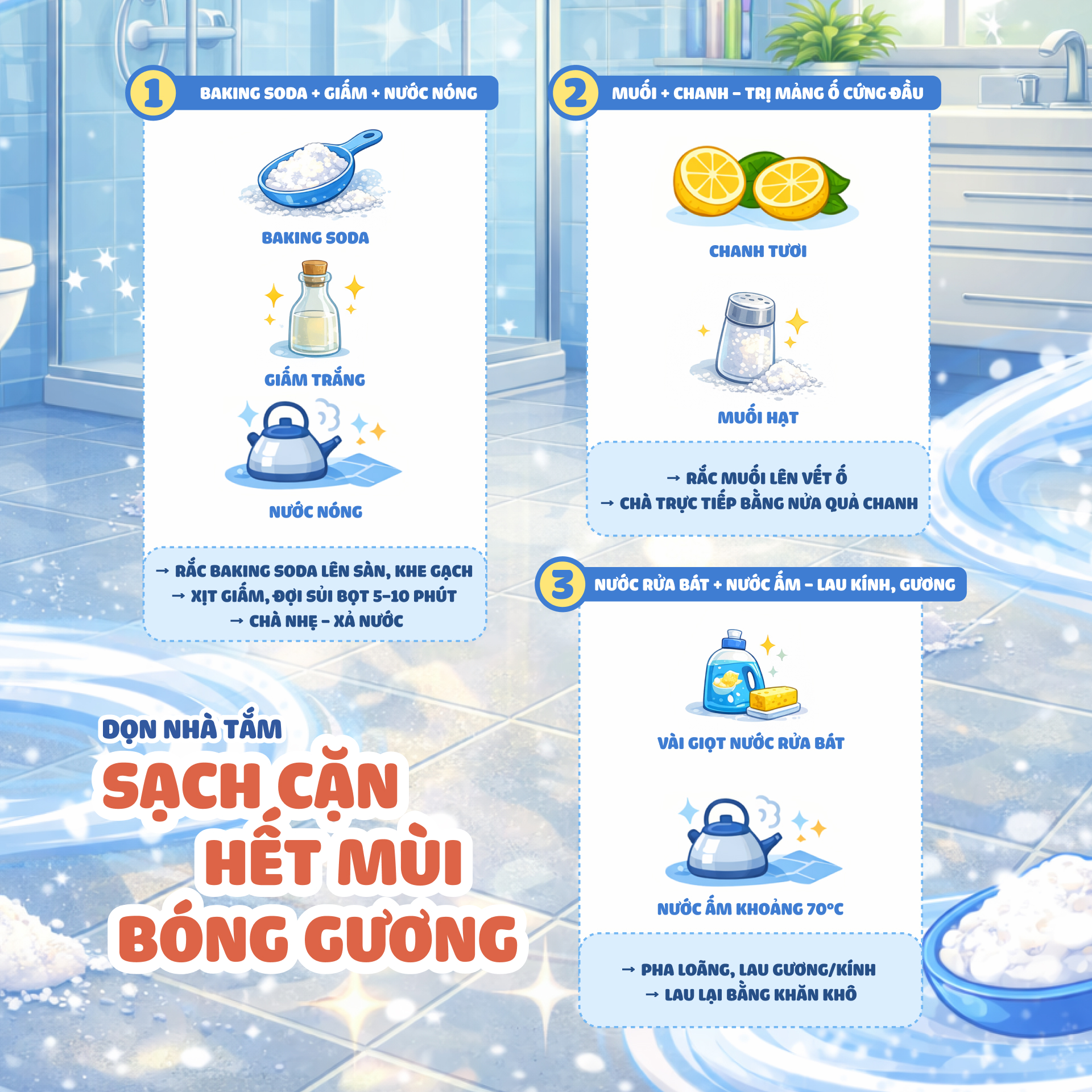 Full 10 c&ocirc;ng thức dọn nh&agrave; đ&oacute;n Tết &ldquo;nh&agrave;n t&ecirc;nh&rdquo;: Kh&ocirc;ng cần h&oacute;a chất vẫn sạch bong, thơm m&aacute;t- Ảnh 4.
