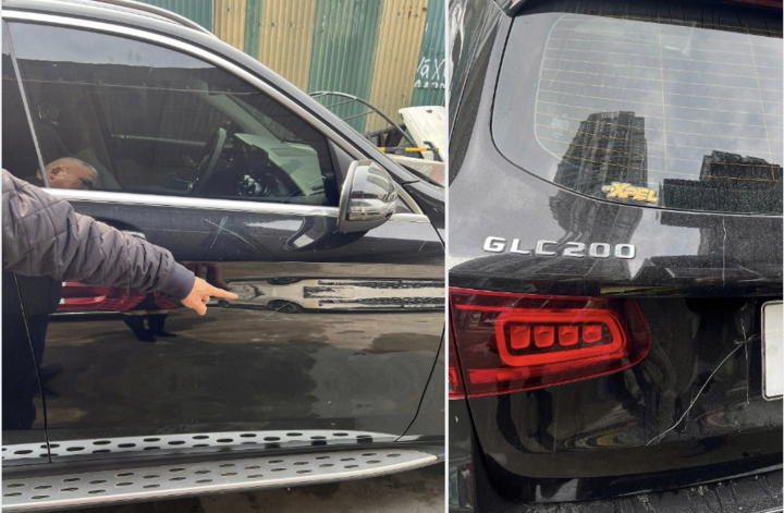 Khởi tố vụ &aacute;n xe Mercedes bị c&agrave;o xước th&acirc;n xe khi đỗ tr&ecirc;n vỉa h&egrave; ở H&agrave; Nội- Ảnh 1.