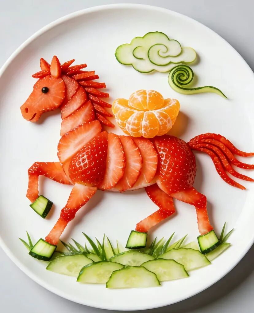 Chuẩn bị một đĩa tr&aacute;i c&acirc;y theo chủ đề 