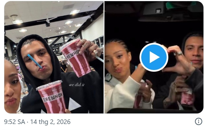 Hot nhất 28 Tết: Nữ ca sĩ gen Z hôn bạn trai nồng nàn cháy bỏng, thái độ quay ngoắt sau đó mới đáng bàn- Ảnh 2. Hot nhất 28 Tết: Nữ ca sĩ gen Z hôn bạn trai nồng nàn cháy bỏng, thái độ quay ngoắt sau đó mới đáng bàn- Ảnh 2.