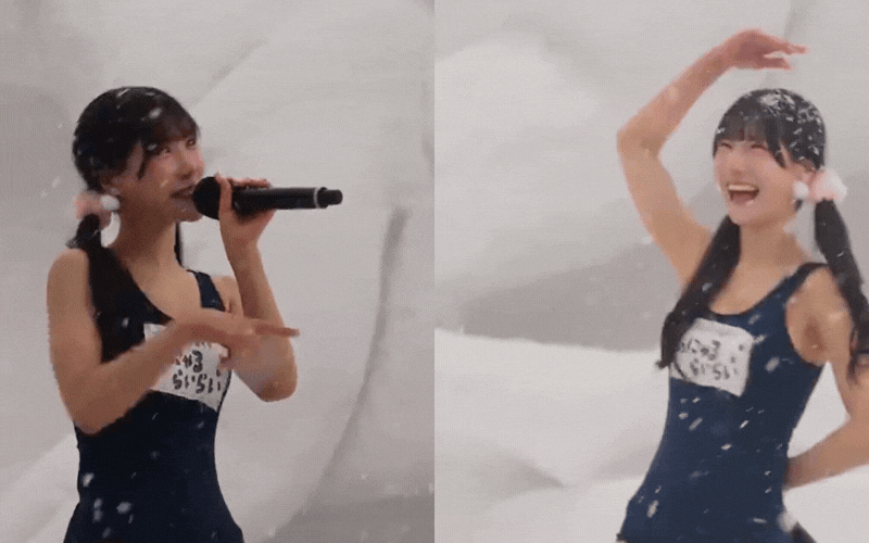 Nh&oacute;m nữ cả c&otilde;i mạng k&ecirc;u gọi tan r&atilde;: Mặc đồ bơi biểu diễn dưới trời tuyết, bị đe doạ phải đ&oacute;ng phim người lớn- Ảnh 3.