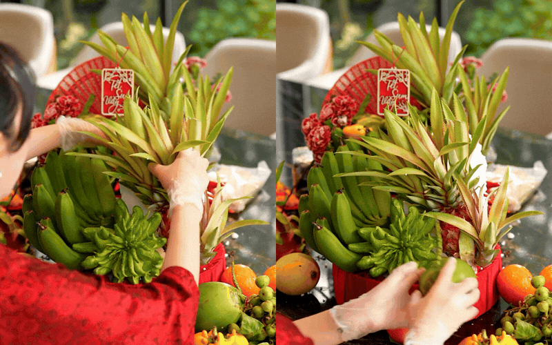 "Vũ kh&iacute; b&iacute; mật" gi&uacute;p b&agrave;y m&acirc;m ngũ quả Tết chắc nịch kh&ocirc;ng sợ rớt: Mẹ chồng kh&oacute; t&iacute;nh mấy cũng phải gật g&ugrave;!- Ảnh 3.