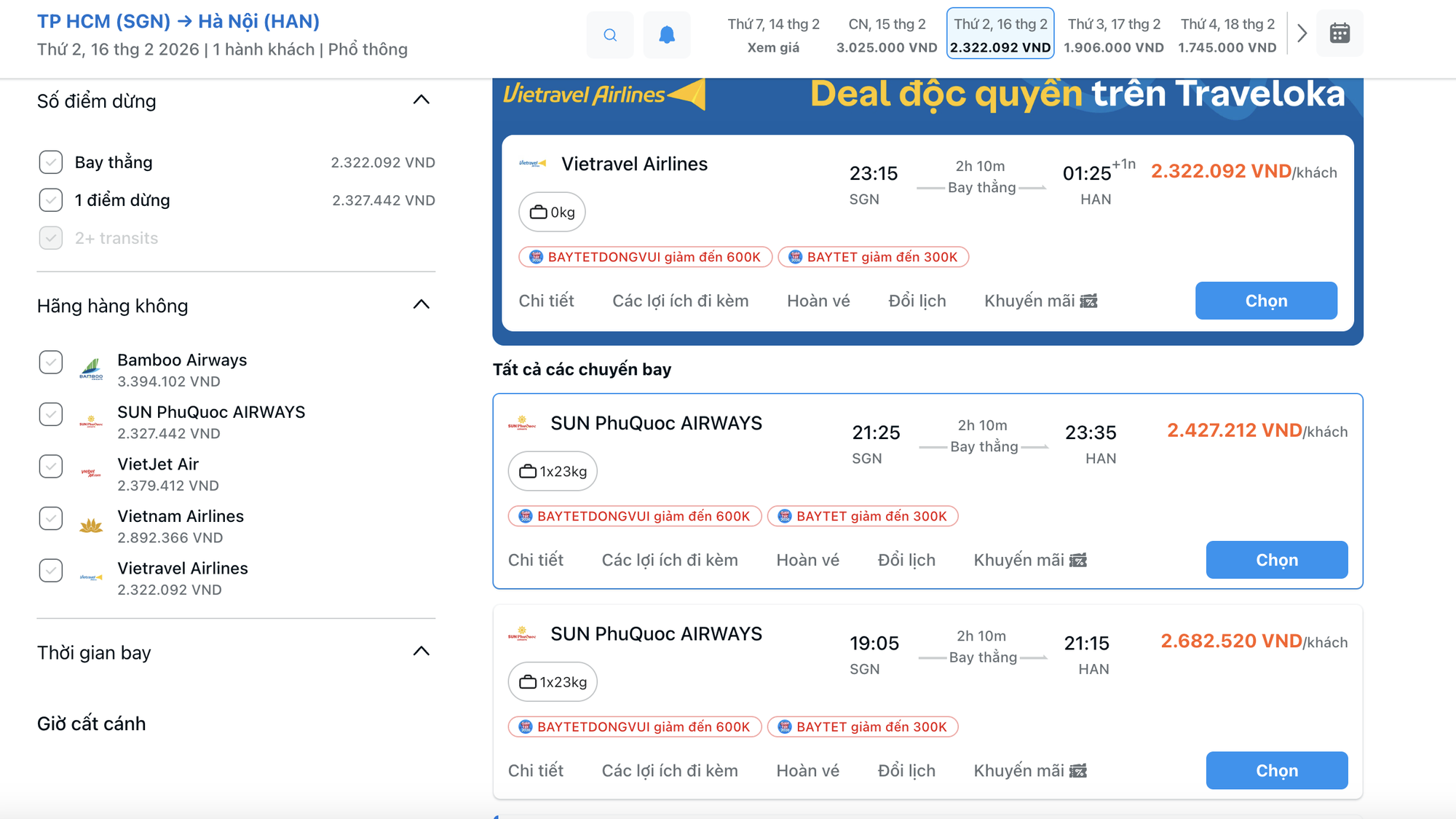 Bất ngờ v&eacute; m&aacute;y bay Tết từ TPHCM đi H&agrave; Nội ng&agrave;y 28 th&aacute;ng Chạp- Ảnh 3.