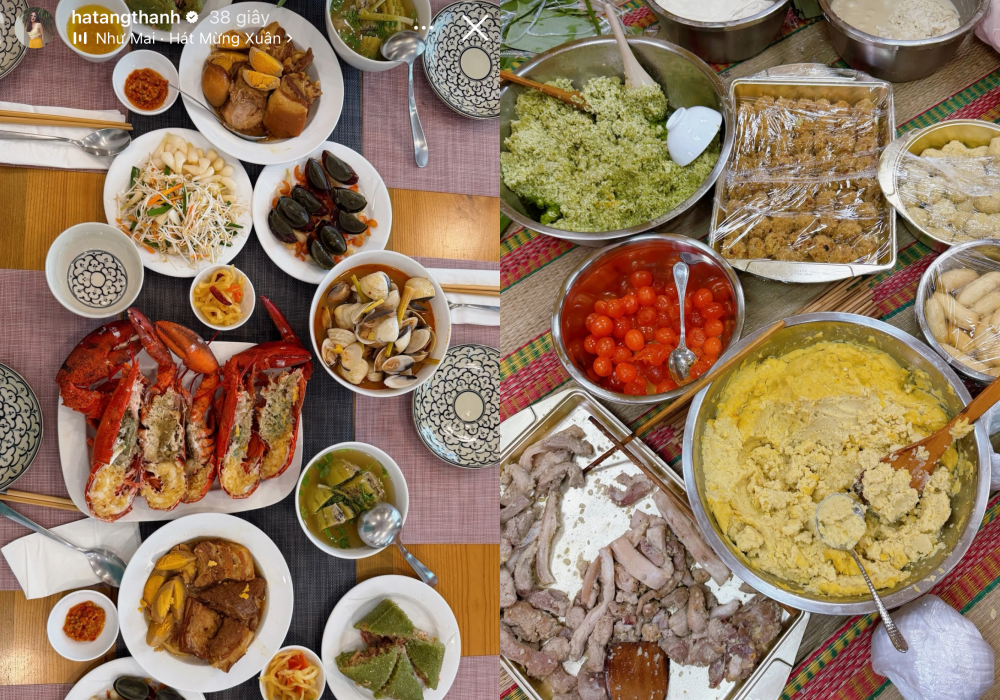 Đường đua d&acirc;u h&agrave;o m&ocirc;n Vbiz ng&agrave;y 29 Tết: Tăng Thanh H&agrave; khoe m&acirc;m c&uacute;ng t&ocirc;m h&ugrave;m, Lan Khu&ecirc; v&agrave; hội mỹ nh&acirc;n thi nhau flex nh&agrave; cửa ngập hoa- Ảnh 1.