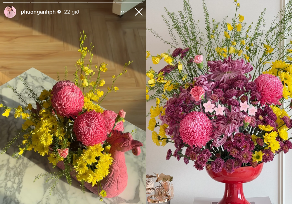 Đường đua d&acirc;u h&agrave;o m&ocirc;n Vbiz ng&agrave;y 29 Tết: Tăng Thanh H&agrave; khoe m&acirc;m c&uacute;ng t&ocirc;m h&ugrave;m, Lan Khu&ecirc; v&agrave; hội mỹ nh&acirc;n thi nhau flex nh&agrave; cửa ngập hoa- Ảnh 7.