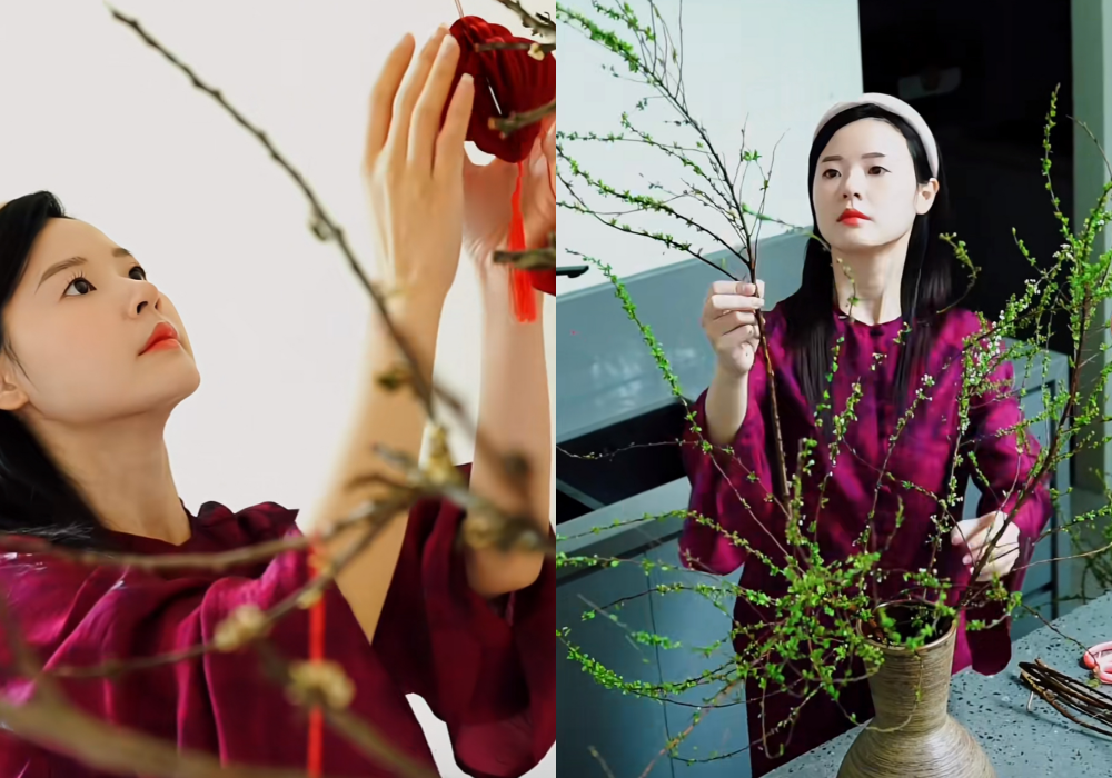 Đường đua d&acirc;u h&agrave;o m&ocirc;n Vbiz ng&agrave;y 29 Tết: Tăng Thanh H&agrave; khoe m&acirc;m c&uacute;ng t&ocirc;m h&ugrave;m, Lan Khu&ecirc; v&agrave; hội mỹ nh&acirc;n thi nhau flex nh&agrave; cửa ngập hoa- Ảnh 9.