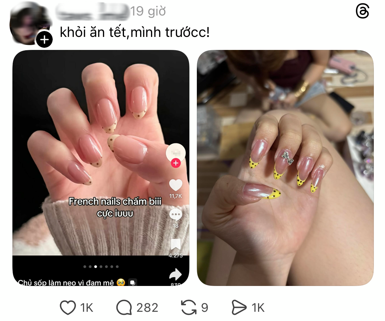 Kiếp nạn nail Tết: N&agrave;ng thơ 